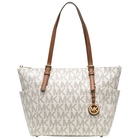 michael kors white patten leather bag|Michael Kors white backpack purse.